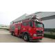 SINOTRUK 324KW Fire Fighting Water Truck 6x4 With 32M Telescopic Boom