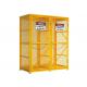 72 Mesh Lpg Cylinder Storage Cabinet 65” Tall Safety Cages For Gas Bottles