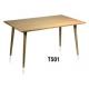 America style solid wood rectangle dining table furniture