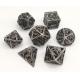 Hand Polished Resin Polyhedral Dice 7 Piece Sets Sharp Edged