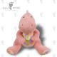 28 X 32cm Soft Plush Toy PP Cotton Plush Pink Dinosaur Plushie Animal