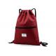 Lightweight Polyester Drawstring Backpack Water Resistant With Adjustable Straps