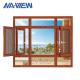 Wooden Grain Thermal Break Aluminium Casement Window