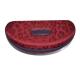 Leopard Print Carrying Zipper Safety Glasses Case Spectacle Accessories Durable