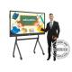 4K AG Glass 55 - 110 Dual Screen 20 Touch Points Interactive Flat Panel For Meeting Room