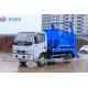 Dongfeng Self Loading Swing Arm Garbage Truck 4x2 4cbm With Hanging Chain