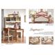 Mediterranean style European bedroom furniture wooden Double Bed