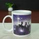 Full printing heat sensitive color changing mugs dance coffee mug