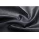 Black Solid Breathable PU Leather , 137cm Waterproof PU Leather