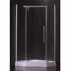 Frameless Glass Shower Cabin For Home Diamond Shape Hinge Open Style