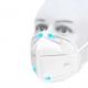 White  KN95 Dust Mask Smooth Inner Lining Anti Virus​ With Elastic Earloop