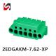 2EDGAKM-7.62 weidmuller pluggable terminal block nylon screw mount pcb supports