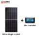 Toughened Glass 300W Solar Panel Monochrome PV Solar 100W PERC Standard