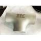 Super Duplex Stainless Steel Fittings 904L UNS N80904 Silver Tee ANSI B16.9