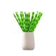 Recyclable Colorful Decorative Paper Drinking Straws Durable Reusable