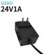 CCTV 24V 1A Wall Mounted Power Adapters Safety Approval High Efficiency