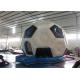 Kids Double Layers Blow Up / Inflatable Indoor Bouncers With Football Shape