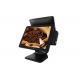 Commercial Dual Screen Supermarket Pos System 15 Inch