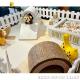 Soft Play Fence White Natural Brown Indoor Playground Package Soft Play Set