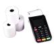 100% Virgin Wood Pulp POS Thermal Paper Roll 45-80gsm Weight Customizable Sizes