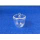 Transparent Quartz Glass Crucible With Cover Various Volumes Optional
