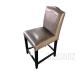 American Style Wooden Furniture Dining Room Chairs Upholstered Velvet Fabric For Home