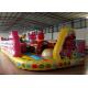 Cartoon Games Inflatable Fun City Silk Printing 0.55mm Pvc Tarpaulin 11 X 4.5 X 2.9m