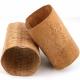 Heat Insulation Natural Cork Fabric Breathable Cork Cup Sleeve Reusable OEM