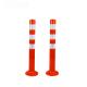 Saudi Arabia Popular Plastic Road Safety Delineator Reflective Spring Post 75cm