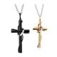 New Fashion Tagor Jewelry 316L Stainless Steel couple Pendant Necklace TYGN245