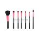 Bassic Red Makeup Brush Gift Set For Daily Application With Black Roller