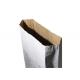 Reusable Square Bottom Multiwall Kraft Paper Bags Anti Slip Surface Treatment