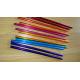 Colorful Aluminum drinking straws