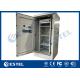 Easily Assembled Outdoor Telecom Cabinet Galvanized Double Steel 1500W IP55