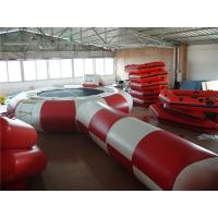 Eco Friendly Inflatable Water Trampoline , Inflatable Outdoor Games For Beach