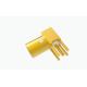 SMP Series Male RA PCB Mount Limited Detent RF Connector Plug