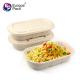 Compostable Ecofriendly Sugarcane Bagasse Take Away lunch Box Biodegradable Lunch Box Custom Packaging Boxes