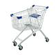 Four Wheels Metal Trolley Supermarket Shopping Cart With Baby Seat