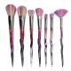 Luxury Colorful Makeup Brush Special shape Plastic Handle Beauty Makeup Tools