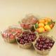 Recyclable 350gsm Kraft Paper Fruit Tray With PET Lid