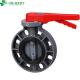 Water Supply System Handle Lever Type Butterfly Ball Valve for Water Industrial Usage