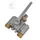 Stainless Steel Cryogenic 3 Way Ball Valve DN25 For LNG / LOX / LN2 / LAR / LCO2 Liquild Gas