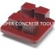 Redi Lock Double H Seg Concrete Floor Grinding Polishing Plate Segment attachments