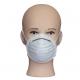 Dustproof Disposable Protective Face Mask Non Woven Material White Color