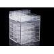 Detachable Top for Brush Display Classic 5 drawers Acrylic Cosmetic Makeup Organizer