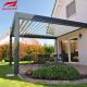 Windproof Motorized Aluminum Pergola With Smart Home Integration Remote Control