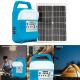 Home Energy Portable Solar System Light Converters Dc / Ac Way Mobile Charging Kits