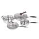 304 Stainless Steel Pot Set Combination Pot Set Thickened Three Layers Non Stick Cookware Pans Frying Set Pots and Pans