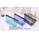 Double Layer Waterproof Storage Transparent Pvc Cosmetic Bag Pouch With Handle,Fashion Cute Girl'S Glitter Pvc Cosmetic