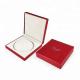 Red Folding Kraft Jewelry Gift Boxes Offset Printing Hot Stamping